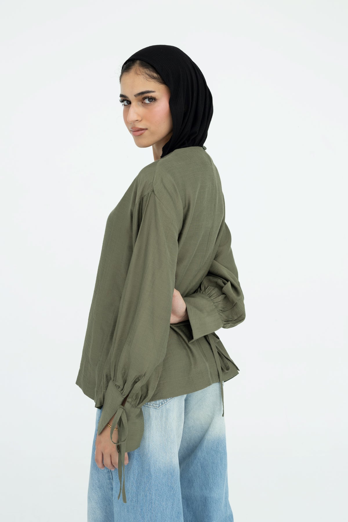 Soft Moss Top in Olive