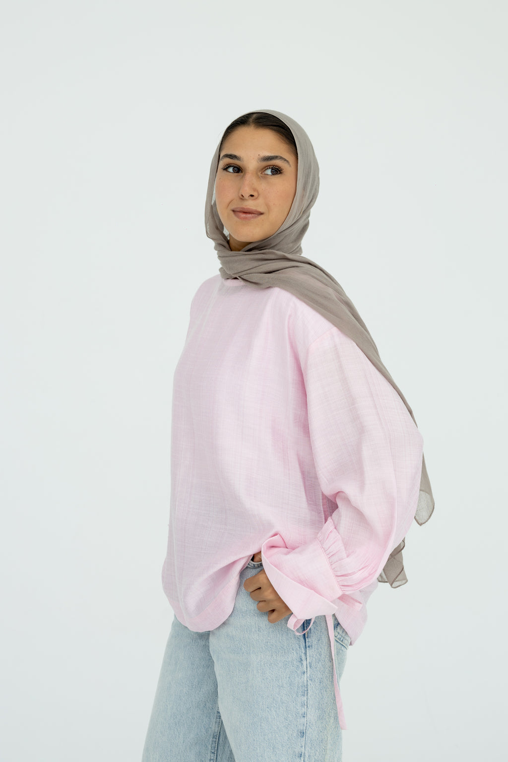 Soft Blush Top in Pink