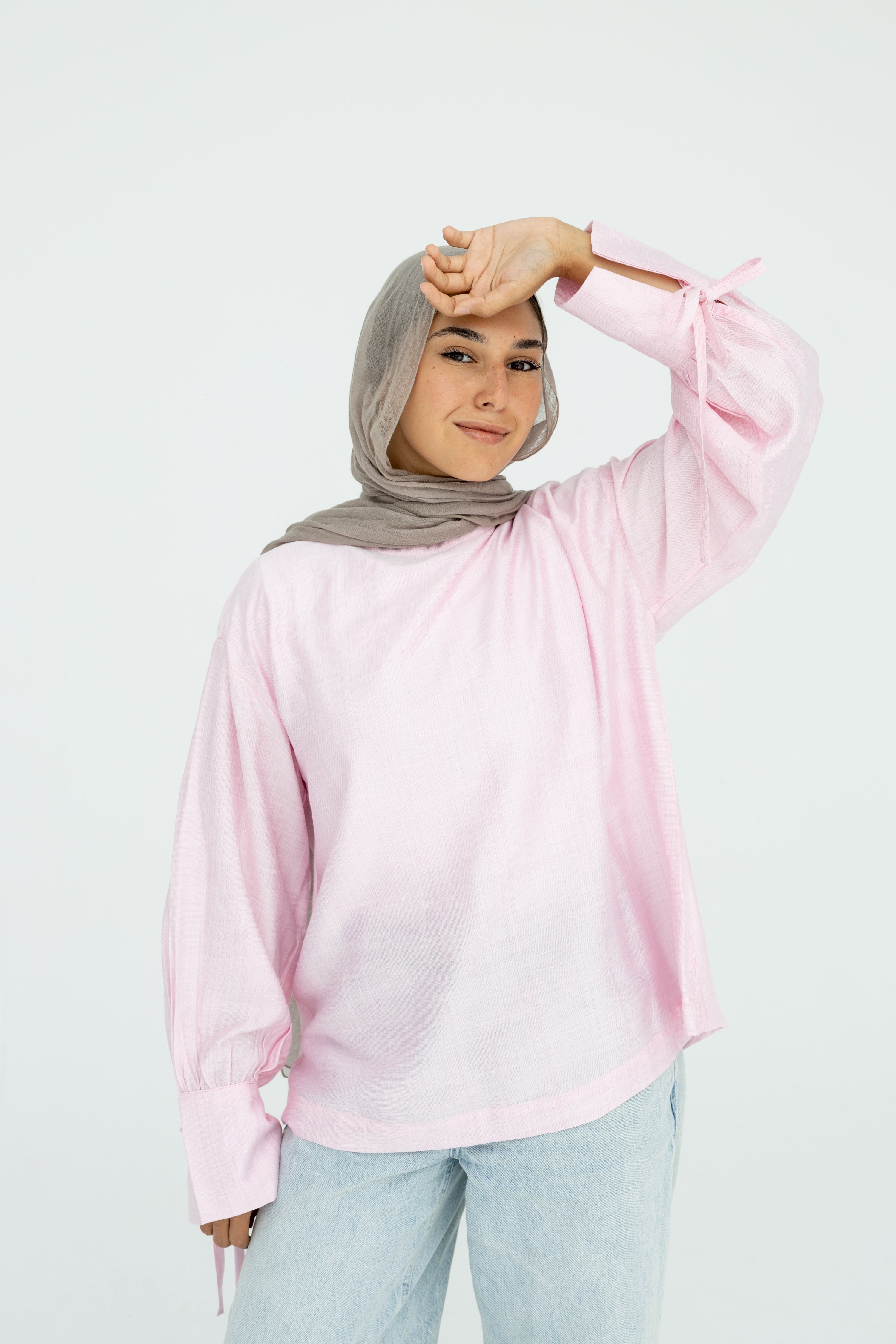 Soft Blush Top in Pink