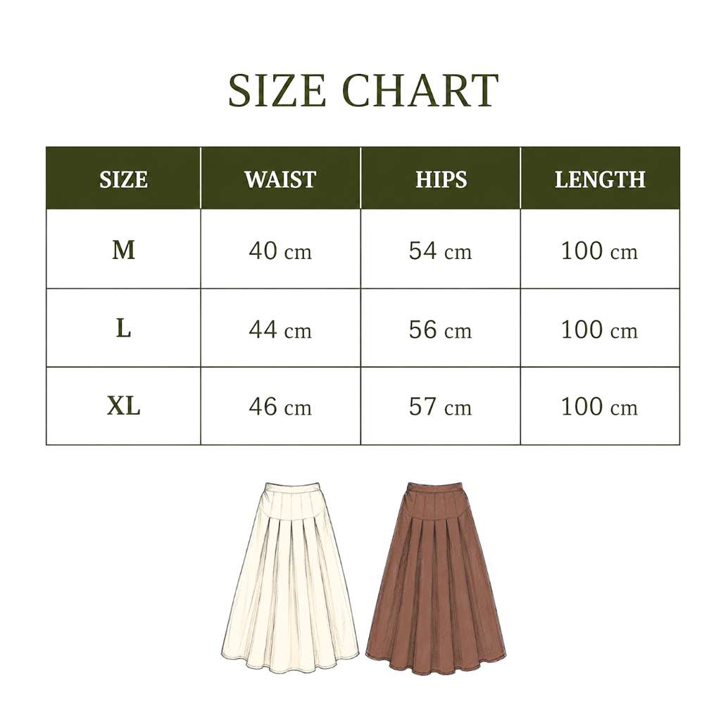 Cocoa Fold Skirt in Brown